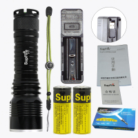 SupFire神火F11强光手电筒CREE XML2 U2 10瓦LED 兼容18650或者26650电池