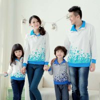 Thecouplepig亲子装秋装2015新款母子装母女装心心相印春秋装外套毛圈卫衣