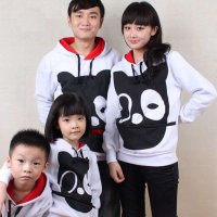 the couple pig 亲子装 秋冬装 全家装一家三口装 酷巴狗