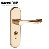固特GUTE 现代欧式室内房门锁卫生间执手实木门锁具(适合38-45mm) 3516