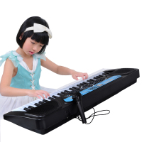 【俏娃宝贝】儿童钢琴电子琴带麦克风早教益智玩具黑色5408