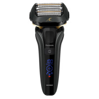 松下(Panasonic)电动充电刮胡刀ES-LV9C往复式5D柔性浮动五刀头朗达日本原装进口剃须刀 黑色