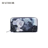 HATHOR艺术原创新款钱包女士手拿包长款拉链手包手抓女包小手包
