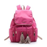 HATHOR英伦流苏女双肩包休闲旅行包尼龙双肩女背包学院风学生书包