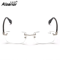 ALSENOR/艾森诺老花镜男日本进口镜片远近两用渐进多焦点高清自动调节度数可全天佩戴戴着走路开车713016