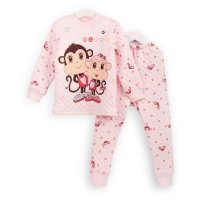 大布豆 保暖男女童 内衣裤冬季童装 秋衣裤纯棉 加厚睡衣裤