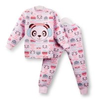 大布豆 秋冬儿童保暖内衣套装 纯棉男女童睡衣睡裤中童内衣裤套装