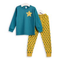 大布豆 儿童内衣 纯棉男童 中童秋衣秋裤