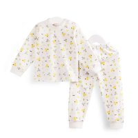 大布豆 儿童内衣套装 小树汽车 纯棉男女童 秋衣秋裤童装睡衣裤1-5岁