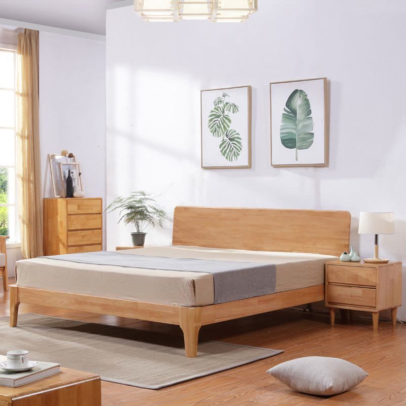 木帆家居(MUFAN-HOME) 床头柜 实木床头柜 床头储物柜 卧室家具图片
