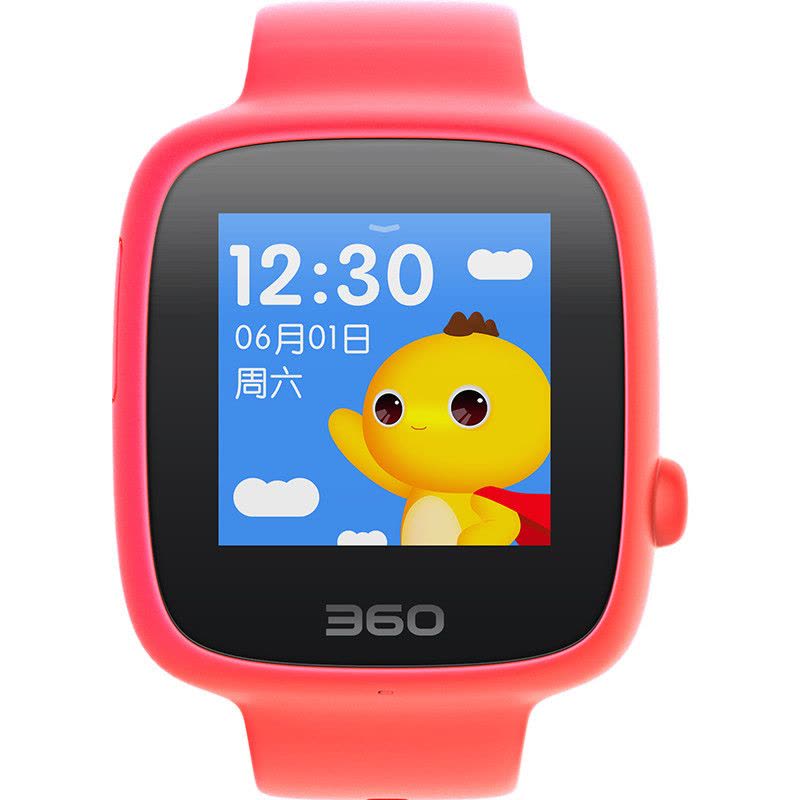 360巴迪龙儿童手表SE儿童电话手表智能GPS定位通话低辐射防丢 触摸彩屏 （西瓜红）图片