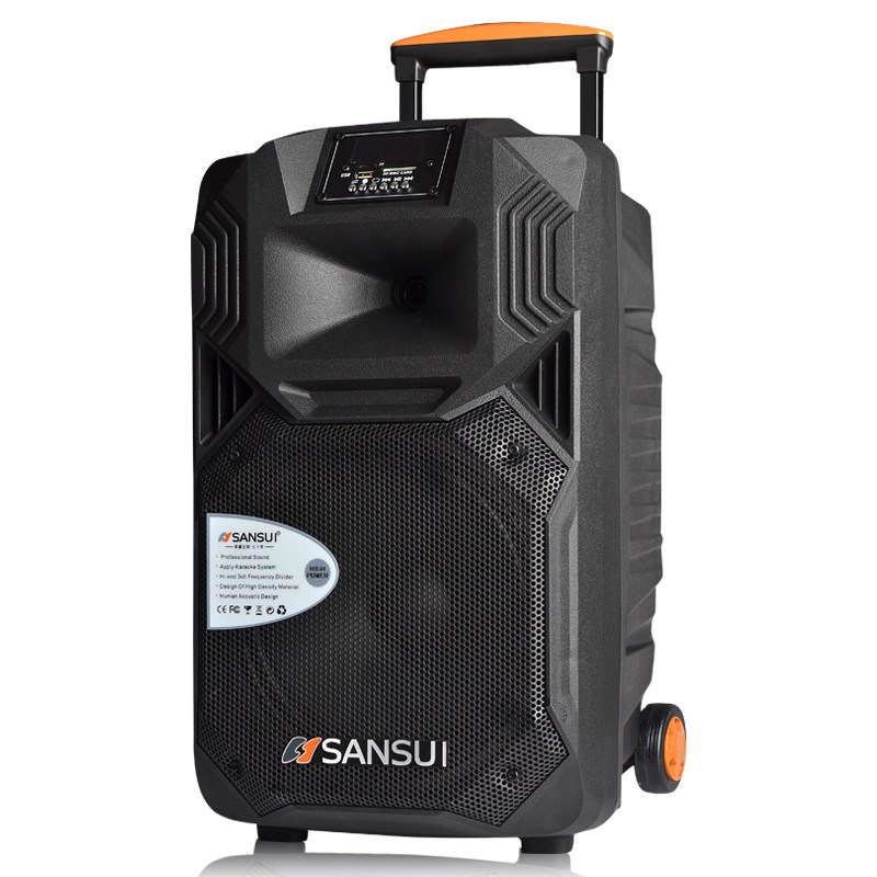山水ss1-12 广场舞音响户外移动大功率 无线蓝牙 充电录音便携式手提