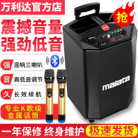 万利达广场舞音响户外音箱k歌大功率喇叭蓝牙麦克风U盘家用重低音 雷神Ⅱ代8寸160W:U段话筒*1+U盘
