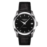 天梭TISSOT 库图系列 机械表女士 皮带手表 T035.207.16.051.0