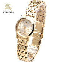 BURBERRY 巴宝莉手表女表 金色圆形女士手表 BU1766