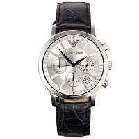 Armani/阿玛尼男表 时尚个性三眼男士手表 多功能男士多功能石英表 多功能精钢赛车盘手表