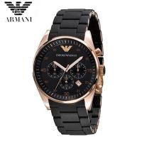 Armani/阿玛尼男表 时尚个性三眼男士手表 多功能三洋计时机车石英表 炫酷时装表AR5905