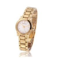 巴宝莉(BURBERRY)手表 流行时尚钢带镀金时装女士石英手表BU9203