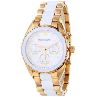 阿玛尼Armani女士手表石英表新款典雅金色腕表AR5944