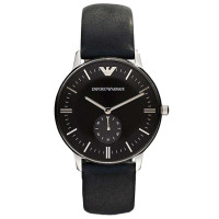 阿玛尼Armani男士手表石英表真皮带手表复古表