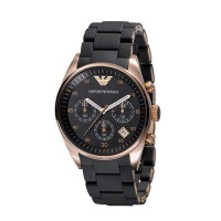 阿玛尼Armani女士手表石英表时尚玫瑰金塑钢时尚腕表AR5906