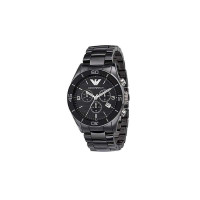 阿玛尼Armani男士手表石英表黑色陶瓷腕表AR1421