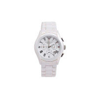 阿玛尼手表Armani男士手表石英表白色陶瓷表情侣腕表男款AR1403