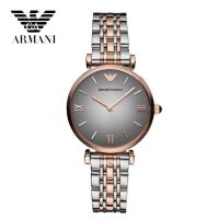 EMPORIO ARMANI阿玛尼时尚玫瑰金优雅渐变表盘石英女表商务休闲女士手表腕表AR1725
