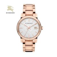 巴宝莉 Burberry手表 男士英伦风情时尚玫瑰金男表BU9004