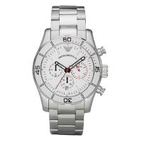 EMPORIO ARMANI阿玛尼时尚三眼计时优雅石英男表 商务休闲男士手表腕表AR5932