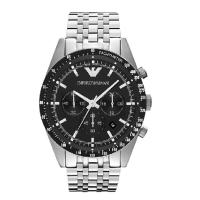 EMPORIO ARMANI阿玛尼商务休闲气质石英男表 钢带时尚男士手表腕表AR5988