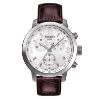天梭(TISSOT)手表俊雅系列时尚皮带石英男士手表T055.417.16.017.01