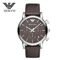EMPORIO ARMANI阿玛尼优雅名仕多功能皮带男表 计时休闲商务男士手表腕表AR1734