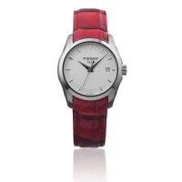 瑞士TISSOT天梭库图石英女表T035.210.16.011.01皮带