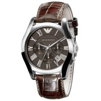 阿玛尼 时尚 多功能 运动魅力 男表 男款 皮带 咖啡色 阿玛尼手表 AR0671