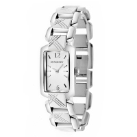巴宝莉（BURBERRY） 巴宝莉女表 英伦风情时尚方形优雅石英钢带女士手表 BU4211