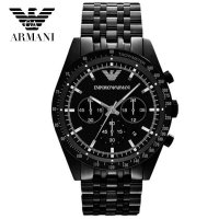 Armani/阿玛尼手表 时尚潮流六针钢带男士石英表AR5989
