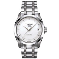天梭TISSOT库图系列 机械钢带女表T035.207.11.011.00
