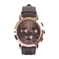 巴宝莉(BURBERRY) 手表 时尚真皮石英男士手表 商务多功能 石英手表BU1863