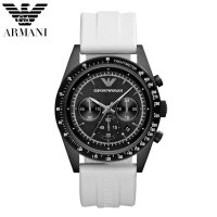 Armani阿玛尼 手表多功能计时橡胶表带潮流炫彩石英男表AR6112