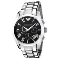 阿玛尼(ARMANI)阿玛尼手表男士表计时三眼黑色经典款 AR0673