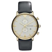 阿玛尼(ARMANI)手表 时尚单眼皮带石英男表 AR0386