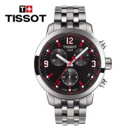 Tissot天梭手表骏驰系列潮流运动男士手表钢带黑盘石英男表T055.417.11.057.01