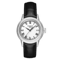 天梭Tissot手表卡森系列商务休闲皮带日历石英女表T085.210.16.013.00