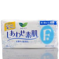 花王乐而雅进口卫生巾 22.5cm 26p敏感肌用棉柔透气零触感无荧光剂