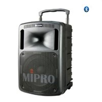 台湾 咪宝MIPRO MA-808无线户外音箱拉杆户外音响 新款蓝牙版双手持套装或双领夹套装
