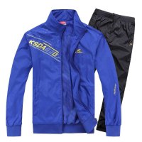 凯仕达春夏运动服情侣款套装休闲翻领男女款防风KA12251-1