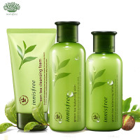 Innisfree悦诗风吟绿茶精萃系列 补水保湿 水200ml+乳160ml+洗面奶150ml套装