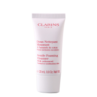 中小样娇韵诗棉花籽洗面奶 轻柔泡沫洁面乳30ml*3