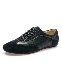 罗兰船长 新款男鞋潮流驾车鞋男士休闲鞋真皮英伦风潮鞋